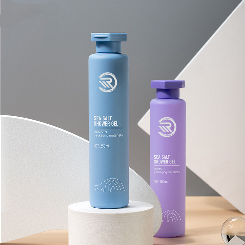 250 مل حاوية مستحضرات التجميل المستديرة للعناية بالجسم والوجه وزيت الحبر وزجاجة محلول مع غطاء