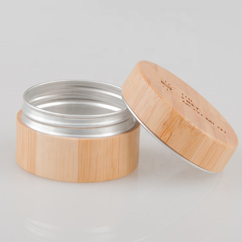 5 جرام 15 جرام 30 جرام 50 جرام 100 جرام مستحضرات التجميل التعبئة والتغليف اسطوانة الشكل الخيزران خشبية كريم وجه زجاجة مع جرة الألومنيوم الداخلية 5 جرام 15 جرام 30 جرام 50 جرام 100 جرام مستحضرات التجميل التعبئة والتغليف اسطوانة الشكل الخيزران خشبية كريم وجه زجاجة مع جرة الألومنيوم الداخلية