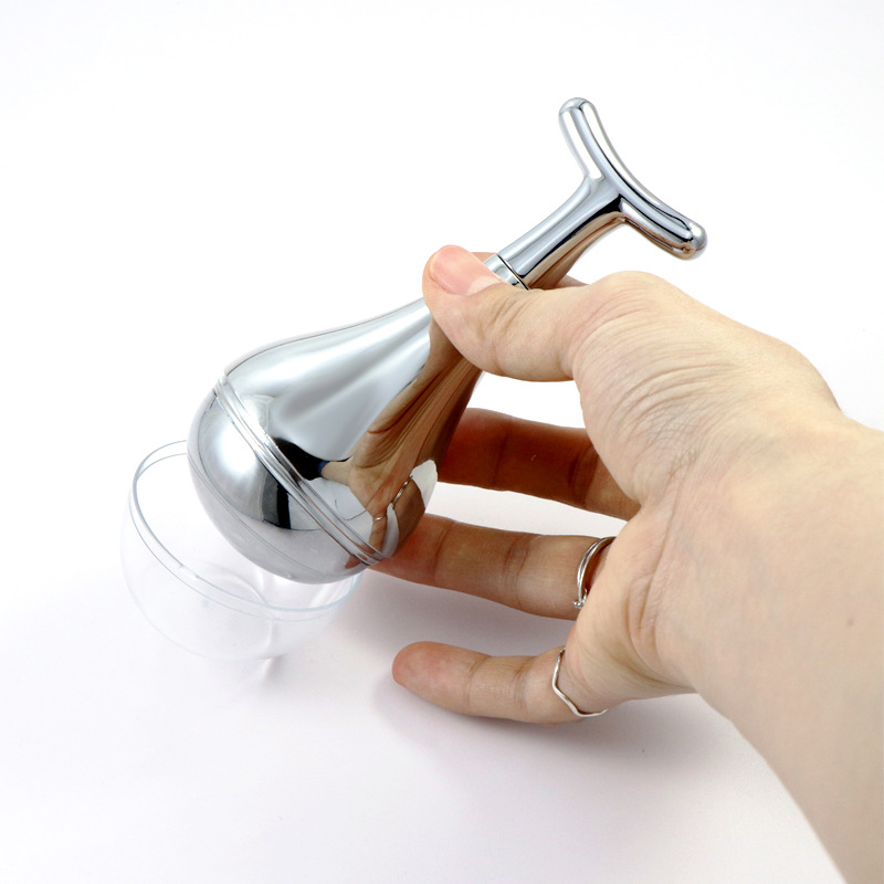 أجهزة التجميل شعار تبريد الوجه تدليك العين كرة موجة الجليد أجهزة التجميل شعار تبريد الوجه تدليك العين كرة موجة الجليد