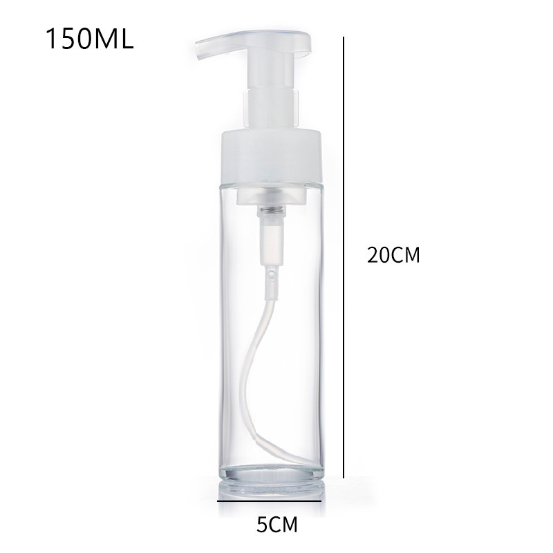 زجاجة مضخة رغوة زجاجية فارغة زجاجة صابون يد رغوية للعناية بالبشرة زجاجة مضخة رغوة زجاجية فارغة زجاجة صابون يد رغوية للعناية بالبشرة