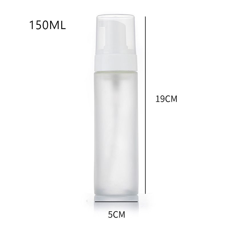 زجاجة مضخة رغوة زجاجية فارغة زجاجة صابون يد رغوية للعناية بالبشرة زجاجة مضخة رغوة زجاجية فارغة زجاجة صابون يد رغوية للعناية بالبشرة