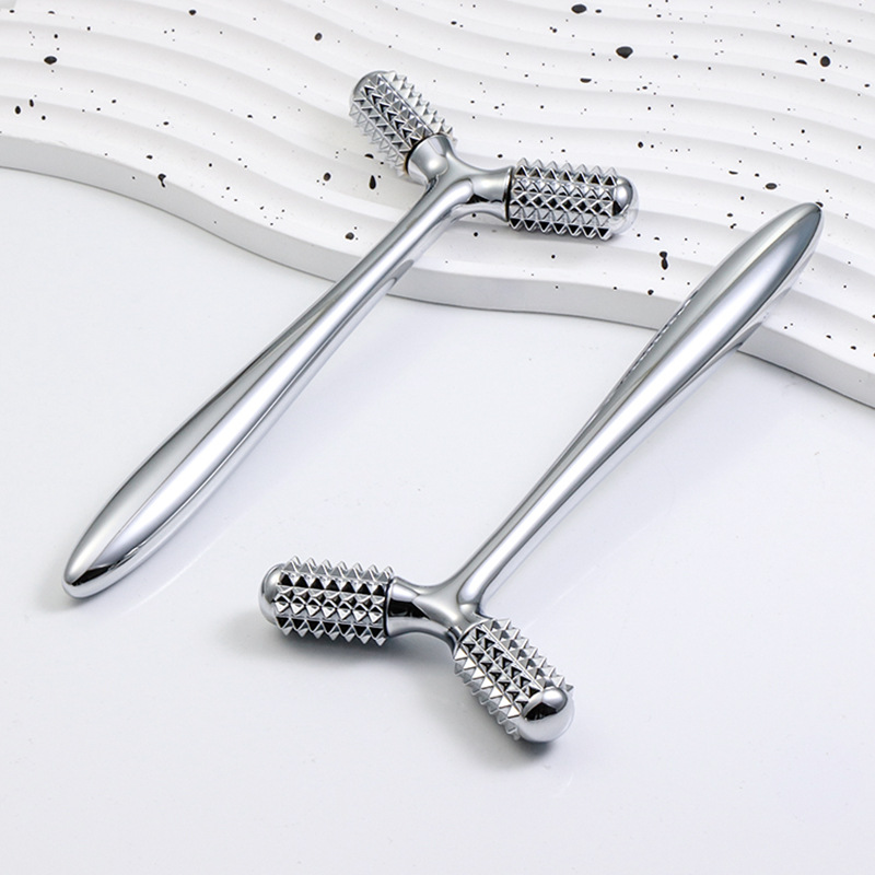 مجموعة هدايا للعناية بالجمال على شكل حرف Y، أسطوانة صغيرة ثلاثية الأبعاد بمقبض معدني، مدلك منزلي، مدلك استرخاء للوجه والعين مجموعة هدايا للعناية بالجمال على شكل حرف Y، أسطوانة صغيرة ثلاثية الأبعاد بمقبض معدني، مدلك منزلي، مدلك استرخاء للوجه والعين