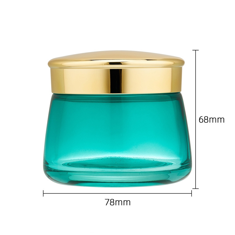 مرطبان زبدة الجسم الفارغ للعناية بالبشرة بغطاء ذهبي مرطبان زبدة الجسم الفارغ للعناية بالبشرة بغطاء ذهبي