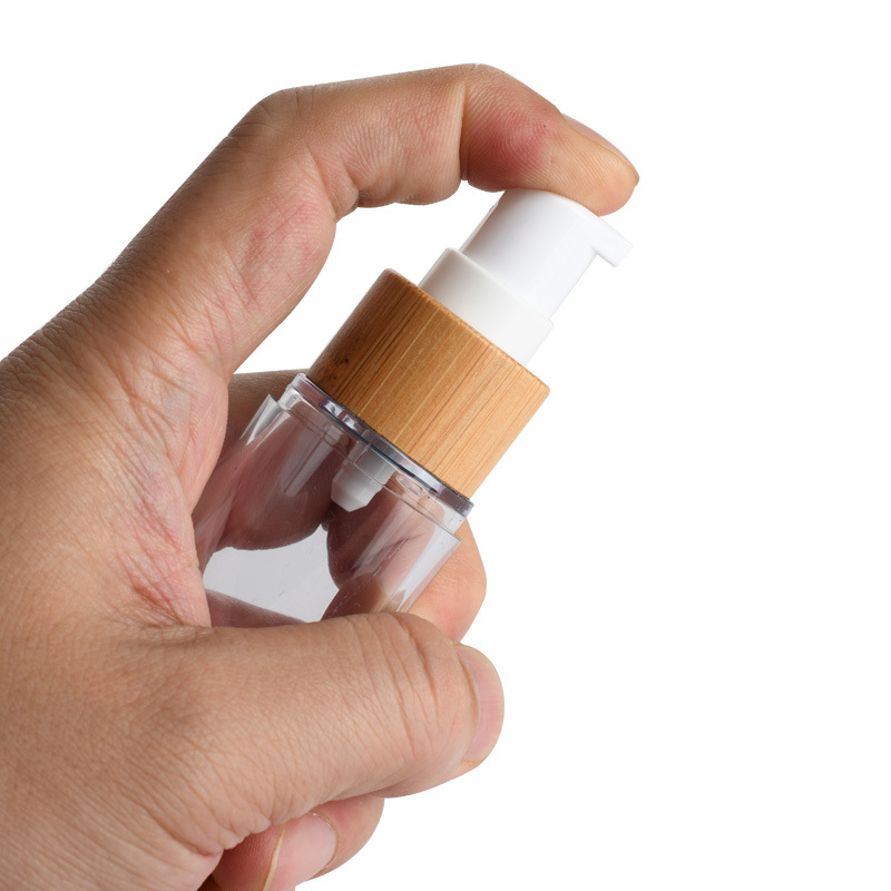 غسول قابل لإعادة التدوير 50 مل زجاجة من الخيزران بدون هواء لزجاجة مضخة مستحضرات التجميل من الخيزران غسول قابل لإعادة التدوير 50 مل زجاجة من الخيزران بدون هواء لزجاجة مضخة مستحضرات التجميل من الخيزران