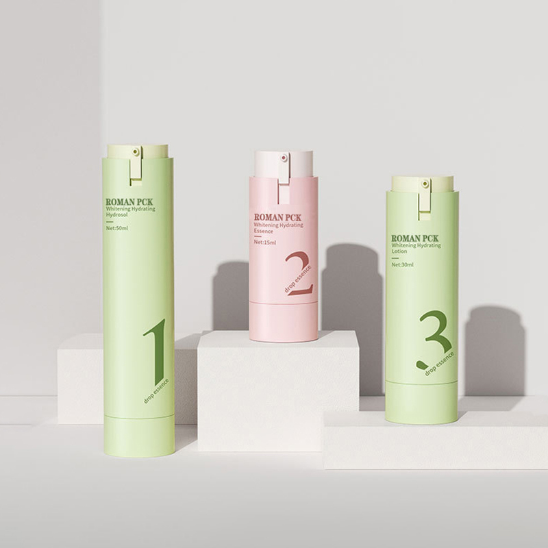 زجاجة مضخة بدون هواء 15 مل 30 مل 50 مل حاوية مستحضرات التجميل القابلة لإعادة الملء أفضل أساسات المكياج والأمصال زجاجة التعبئة للعناية بالبشرة