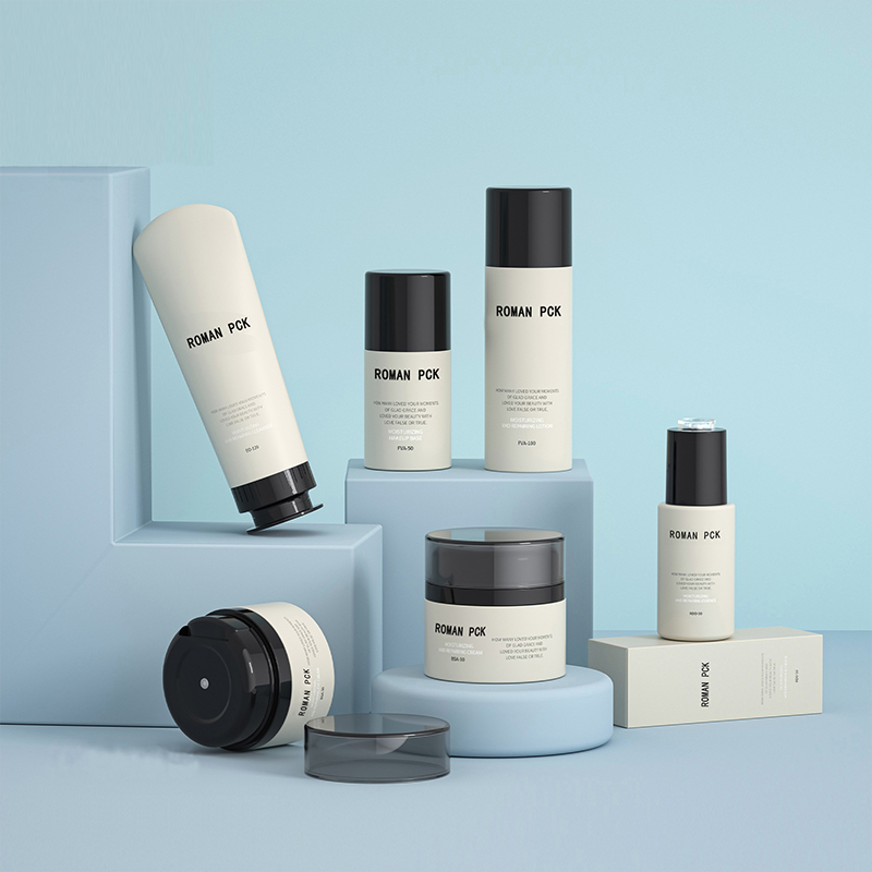 15 مل 30 مل 50 مل جرة مضخة بيضاء بدون هواء لكريم العين مستحضرات التجميل البلاستيكية المستحضرات الرطوبة العناية بالبشرة