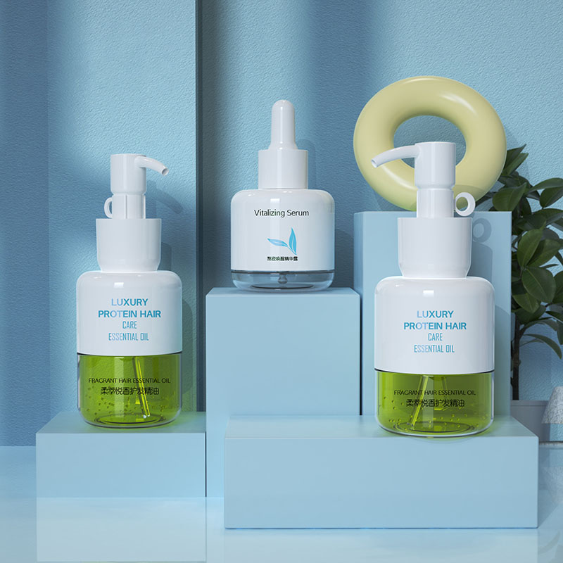 قطارة كبيرة الحجم 50 مللي 80 مللي 100 مللي زجاجات زيت الشعر البلاستيكية عبوات العناية بالبشرة تعبئة زجاجات زيت الجسم الفارغة من البلاستيك