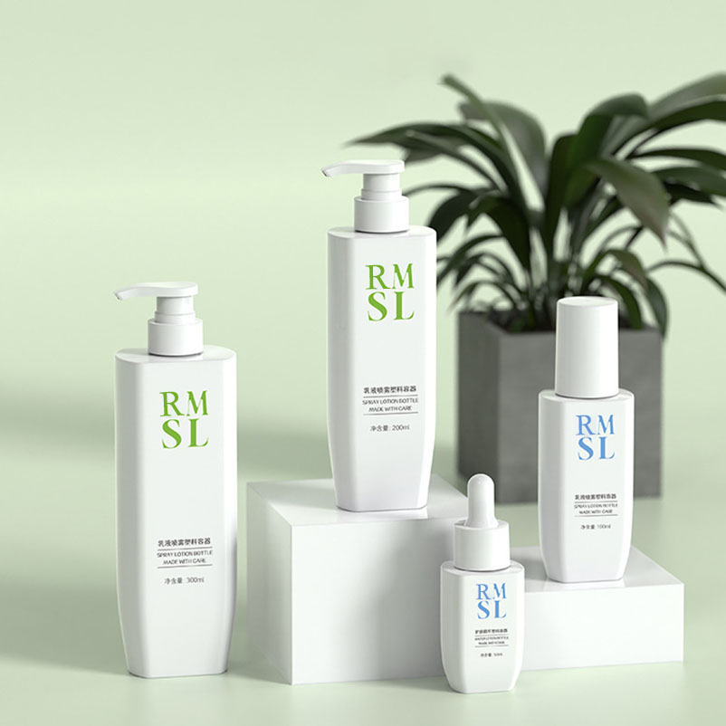 30 مل 80 مل 200 مل 250 مل 300 مل زجاجات بخاخ رذاذ ناعمة قابلة لإعادة الملء من البلاستيك، سطح غير لامع، رذاذ مريح لتطبيق شعر الجسم والوجه