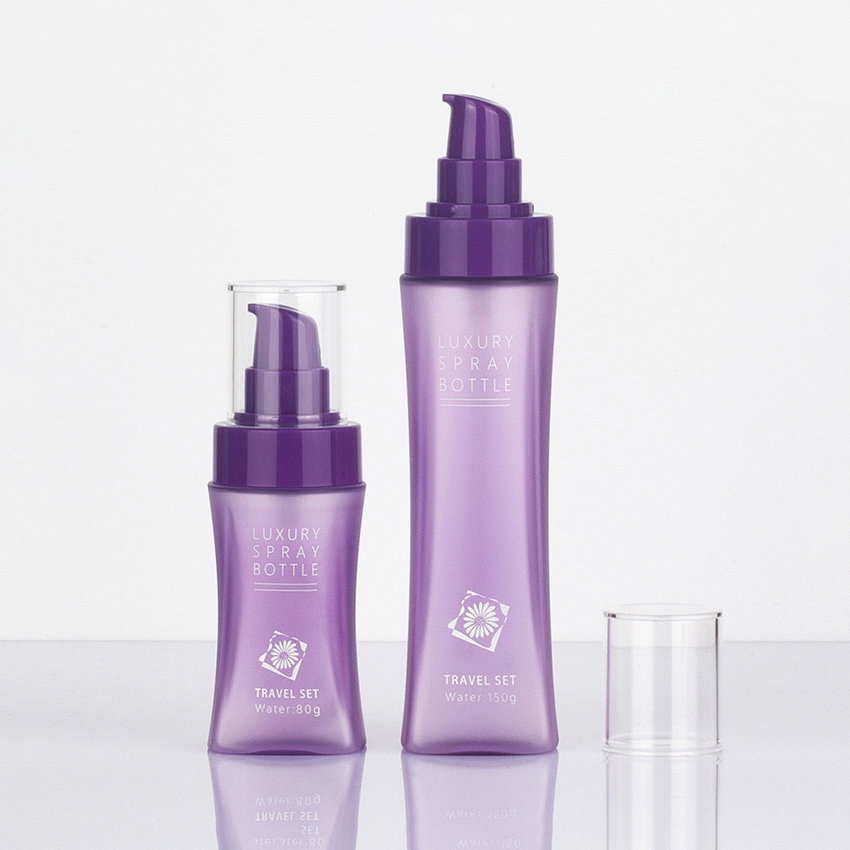 زجاجة سفر بلاستيكية للحيوانات الأليفة على شكل خصر 80 مل 120 مل 150 مل 200 مل تصميم متفجر لمستحضرات الحبر والماء - زجاجة رذاذ مريحة بحجم صغير زجاجة سفر بلاستيكية للحيوانات الأليفة على شكل خصر 80 مل 120 مل 150 مل 200 مل تصميم متفجر لمستحضرات الحبر والماء - زجاجة رذاذ مريحة بحجم صغير