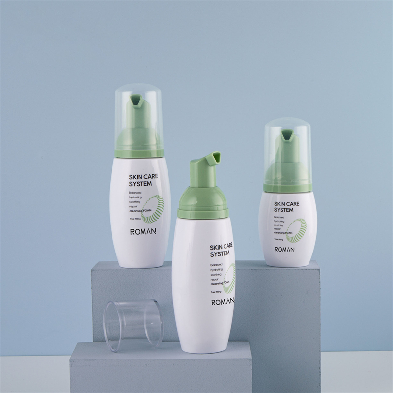 بخاخ واقي من الشمس 40 مل 60 مل 80 مل حبر مرطب PET زجاجة رذاذ بيضاء فارغة للعناية بالبشرة