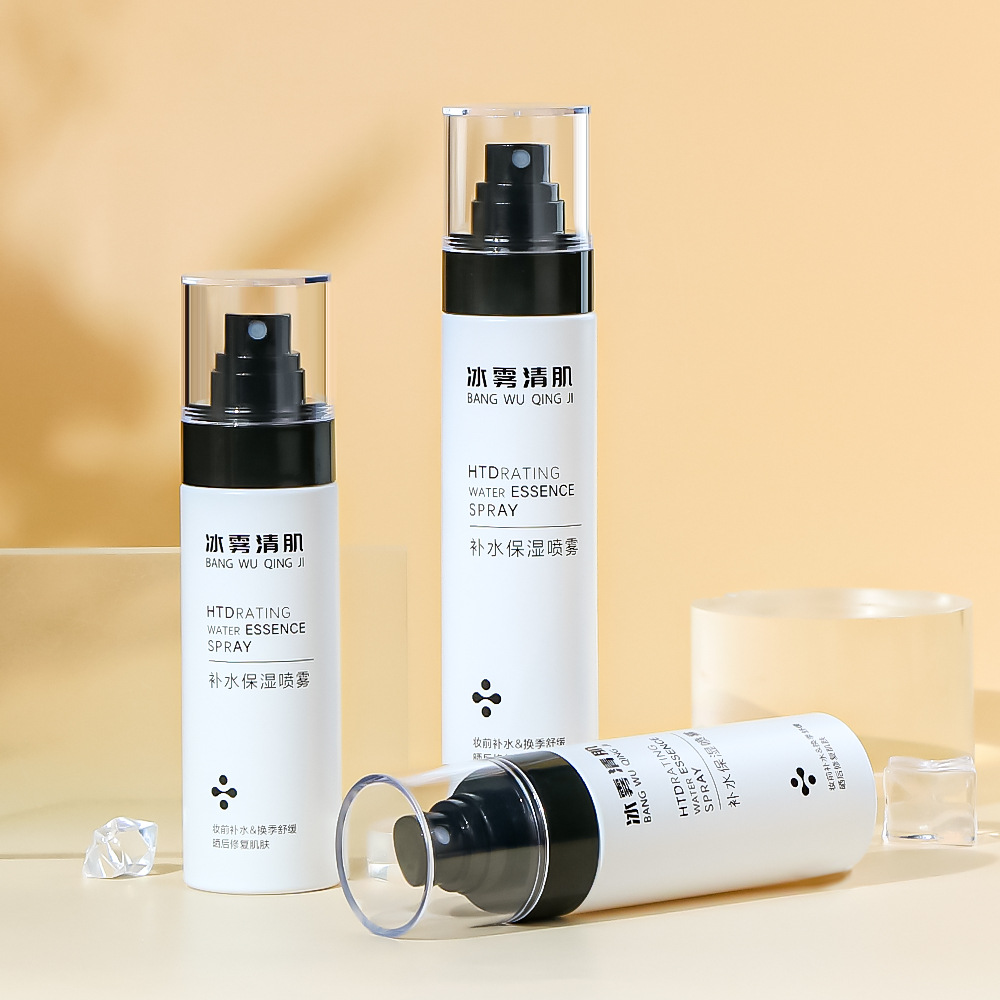 زجاجة رذاذ بيضاء سميكة الجدران 80 مل 100 مل 120 مل 150 مل PET بلاستيكية فارغة لرذاذ خفيف للمياه ومرطب العطور زجاجة رذاذ بيضاء سميكة الجدران 80 مل 100 مل 120 مل 150 مل PET بلاستيكية فارغة لرذاذ خفيف للمياه ومرطب العطور