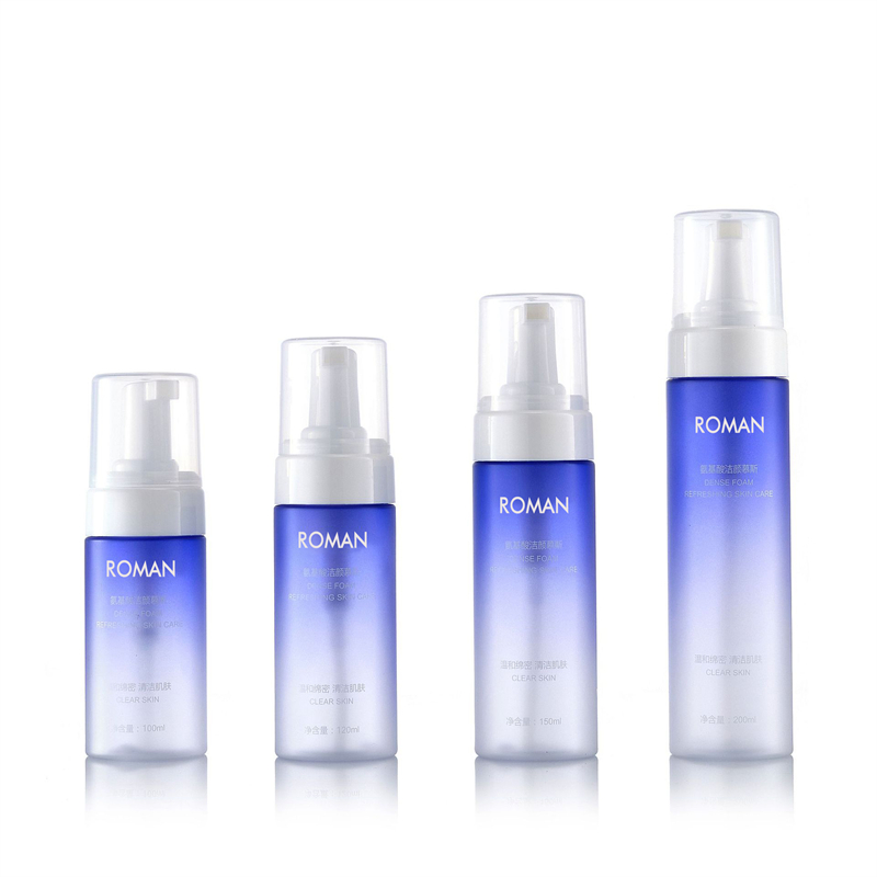 100 مللي 120 مللي 150 مللي 200 مللي PET التدرج الأزرق اللون رغوة موزع الصابون السائل رغوة زجاجة مضخة هلام الاستحمام زجاجة غسيل اليد لوازم الحمام 100 مللي 120 مللي 150 مللي 200 مللي PET التدرج الأزرق اللون رغوة موزع الصابون السائل رغوة زجاجة مضخة هلام الاستحمام زجاجة غسيل اليد لوازم الحمام