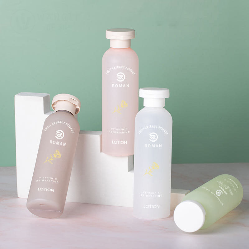 100 مللي 150 مللي 200 مللي 250 مللي زيت طبيعي نقي الندى ماتي زجاجة PET غطاء الوجه منتجات العناية بالبشرة زجاجة جوهر زجاجة حبر المياه