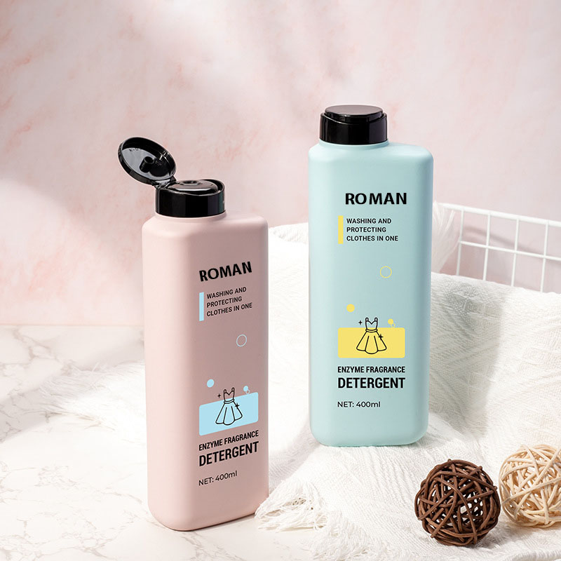 400 مللي زجاجات بلاستيكية الوجه العلوي الحيوانات الأليفة رمش الشامبو غسول فارغ ضغط غسل الصحون زجاجة سوائل زجاجة ماء شفافة