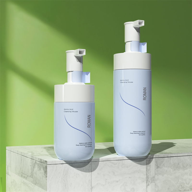 العلامة الخاصة تبييض الوجه رغوة تنظيف لطيف موس فقاعة المطهر الأزرق زجاجة مضخة رغوة الحيوانات الأليفة 150 مللي 200 مللي 300 مللي