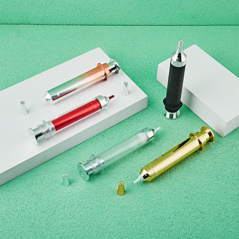 10 مل 15 مل 20 مل مستحضرات التجميل مصل العين كريم حقن أنبوب حقنة على شكل زجاجة بدون هواء 10 مل 15 مل 20 مل مستحضرات التجميل مصل العين كريم حقن أنبوب حقنة على شكل زجاجة بدون هواء