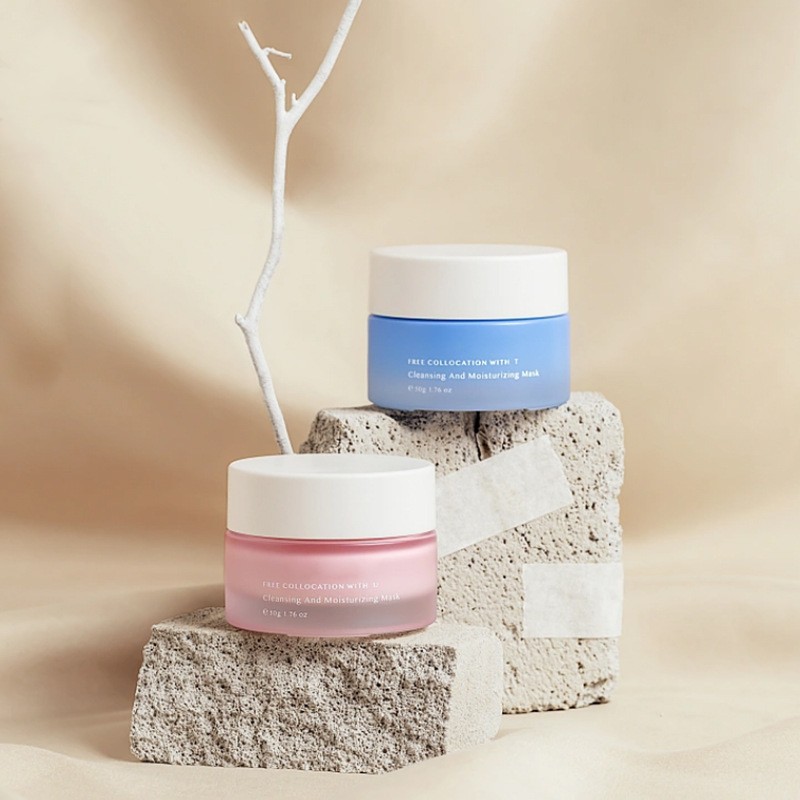 جرة كريم زجاجية مستديرة كلاسيكية لتغليف مستحضرات التجميل لكريم الوجه وكريم العين جرة كريم زجاجية مستديرة كلاسيكية لتغليف مستحضرات التجميل لكريم الوجه وكريم العين