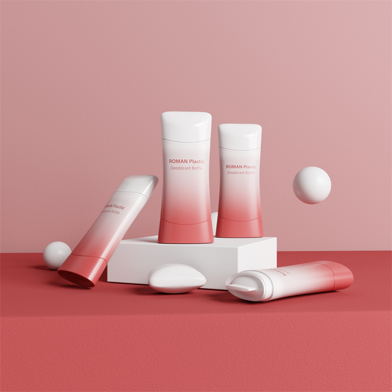 زجاجة مزيل العرق مستديرة مستقيمة لمستحضرات التجميل بسعة وألوان متعددة زجاجة مزيل العرق مستديرة مستقيمة لمستحضرات التجميل بسعة وألوان متعددة