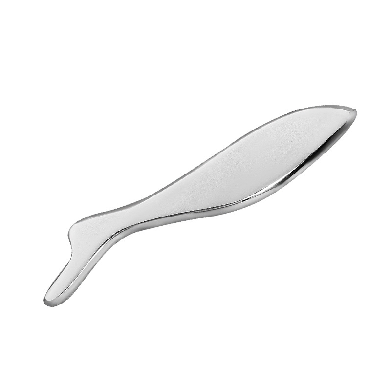 لوح غوا شا مصنوع من سبائك الزنك على شكل سمكة مع ألوان وشعار شخصي لوح غوا شا مصنوع من سبائك الزنك على شكل سمكة مع ألوان وشعار شخصي