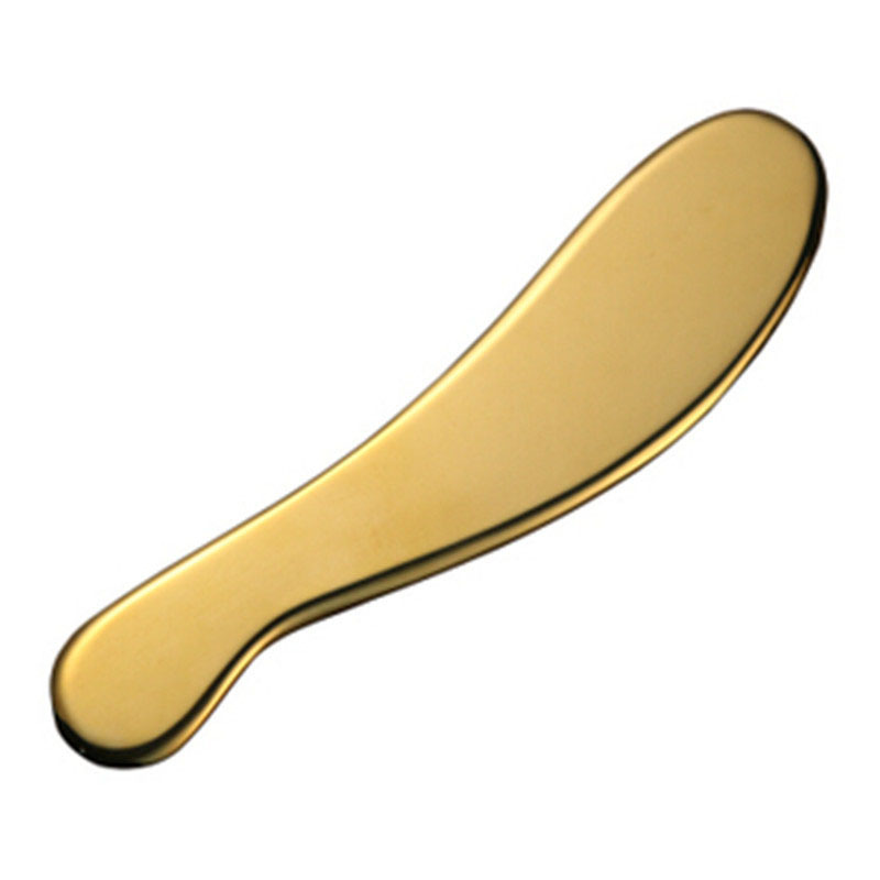 ألواح Gua Sha المصنوعة من سبائك الزنك مع شعار منقوش بالليزر وخيارات ألوان