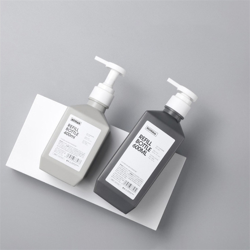 300 مللي 400 مللي 600 مللي بولي ايثيلين زجاجات غسول بلاستيكية شامبو زجاجات الجسم غسل غسول زجاجة حليب الجسم لتعبئة مستحضرات التجميل