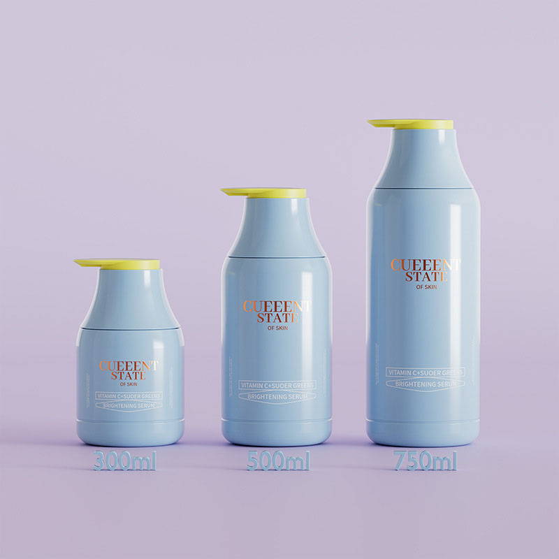 300 مللي 500 مللي 750 مللي أحمر أزرق رمادي زجاجات شامبو بلاستيكية زجاجات هلام الاستحمام مكيف زجاجة محلول