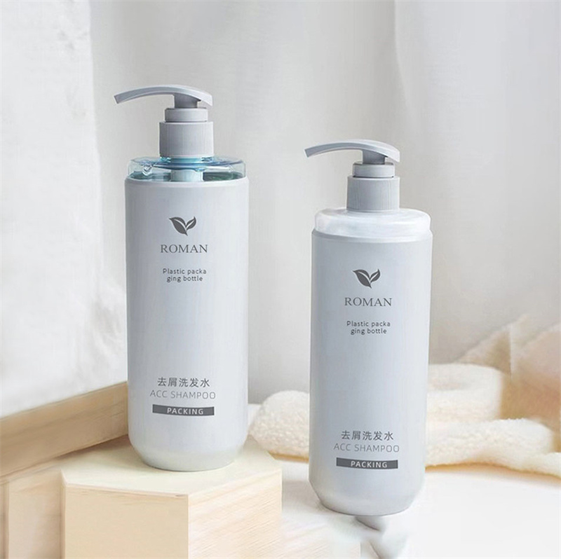 فارغة ماتي لمسة ناعمة أسود أبيض PET 500 مللي هلام الاستحمام غسول مضخة الزجاجات البلاستيكية لزجاجات الشامبو والبلسم العناية بالشعر فارغة ماتي لمسة ناعمة أسود أبيض PET 500 مللي هلام الاستحمام غسول مضخة الزجاجات البلاستيكية لزجاجات الشامبو والبلسم العناية بالشعر