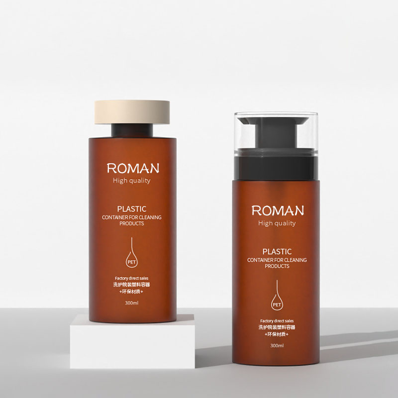 زجاجات بلاستيكية مع موزع مضخة مانعة للتسرب، أسطوانة كبيرة فارغة من العنبر الشفاف قابلة لإعادة الملء لزيوت الشامبو وبلسم الشعر زجاجات بلاستيكية مع موزع مضخة مانعة للتسرب، أسطوانة كبيرة فارغة من العنبر الشفاف قابلة لإعادة الملء لزيوت الشامبو وبلسم الشعر