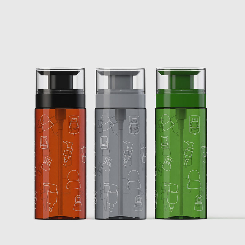 زجاجات بلاستيكية مع موزع مضخة مانعة للتسرب، أسطوانة كبيرة فارغة من العنبر الشفاف قابلة لإعادة الملء لزيوت الشامبو وبلسم الشعر زجاجات بلاستيكية مع موزع مضخة مانعة للتسرب، أسطوانة كبيرة فارغة من العنبر الشفاف قابلة لإعادة الملء لزيوت الشامبو وبلسم الشعر