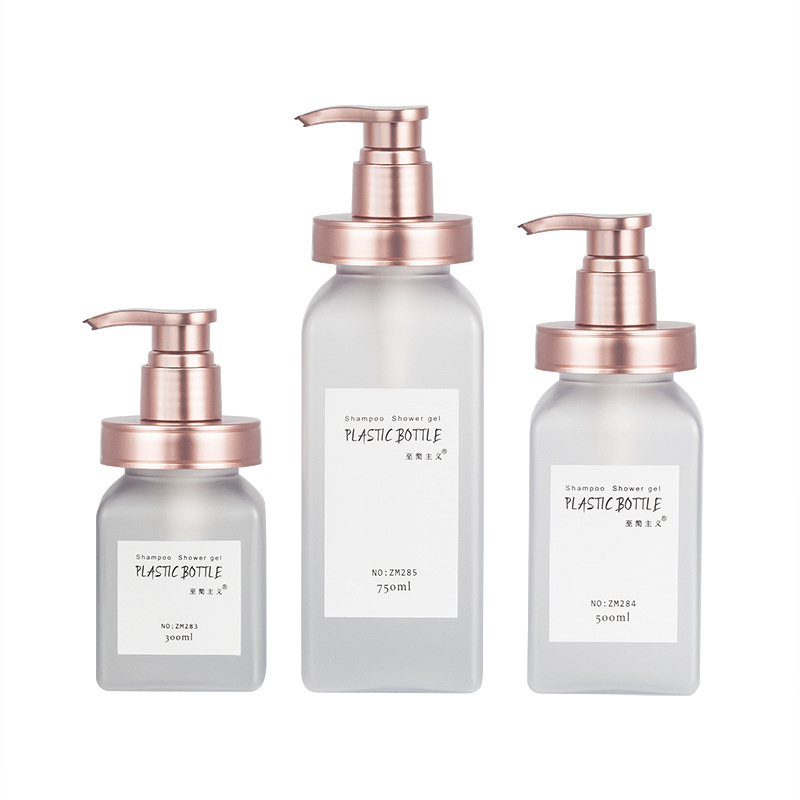 300 مللي 500 مللي 700 مللي تغليف مستحضرات التجميل الفاخرة متجمد سطح ناعم اللمس ضغط غسول الجسم غسل زجاجات شامبو للفنادق مع مضخة وردة ذهبية 300 مللي 500 مللي 700 مللي تغليف مستحضرات التجميل الفاخرة متجمد سطح ناعم اللمس ضغط غسول الجسم غسل زجاجات شامبو للفنادق مع مضخة وردة ذهبية