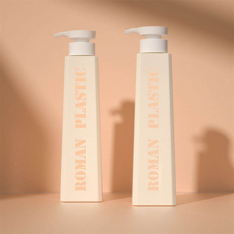 شكل رائع لتعبئة مستحضرات التجميل لوشن شامبو وجل استحمام ومكيف شبه منحرف وكريم وغسول زجاجة للعناية المنزلية