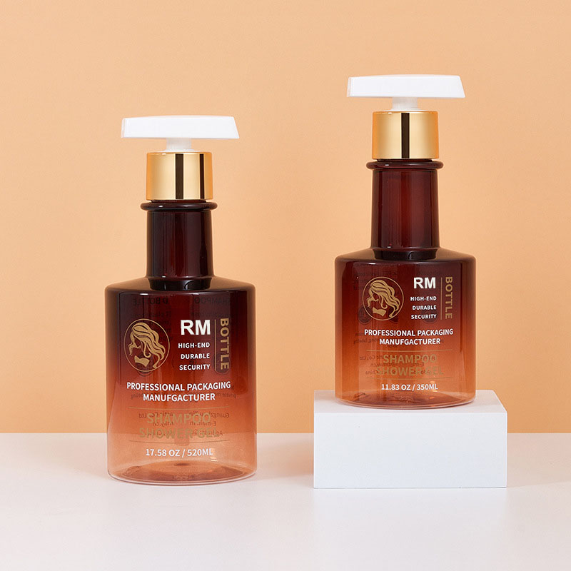 عينة مجانية من زجاجة الشامبو ذات الرقبة الطويلة والعنبر باللون الأسود والذهبي، زجاجة غسيل يدوية فارغة، زجاجات مضخة غسول الجسم البلاستيكية 300 مل 500 مل عينة مجانية من زجاجة الشامبو ذات الرقبة الطويلة والعنبر باللون الأسود والذهبي، زجاجة غسيل يدوية فارغة، زجاجات مضخة غسول الجسم البلاستيكية 300 مل 500 مل