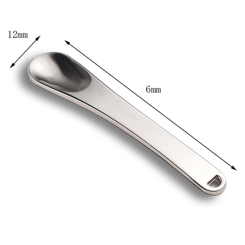ملعقة صغيرة لخلط المكياج، ملعقة معدنية لمستحضرات التجميل ملعقة صغيرة لخلط المكياج، ملعقة معدنية لمستحضرات التجميل