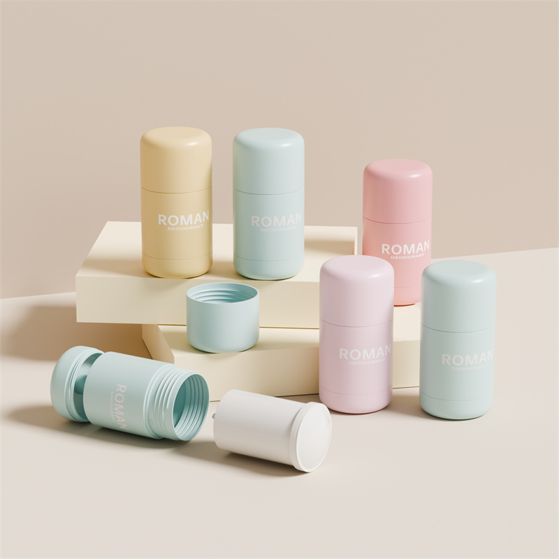 العناية بالبشرة فارغة 30 جرام 50 جرام حاوية بلاستيكية مزيل العرق مع زجاجة تعبئة الزجاجات المعاد تعبئتها